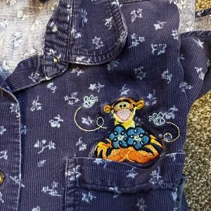 Vintage Winnie the Pooh corduroy button up!